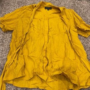 Lane Bryant Mustard Yellow Women’s Top Size 14